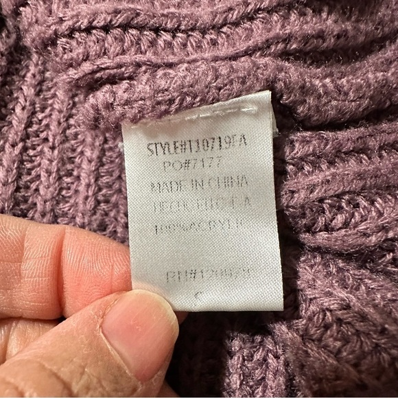 Stevie Hender women's Small oversized chunky knit striped crew knit swea… - Picture 4 of 4